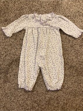 Kissy Kissy Cottage Roses Lilac Floral Playsuit